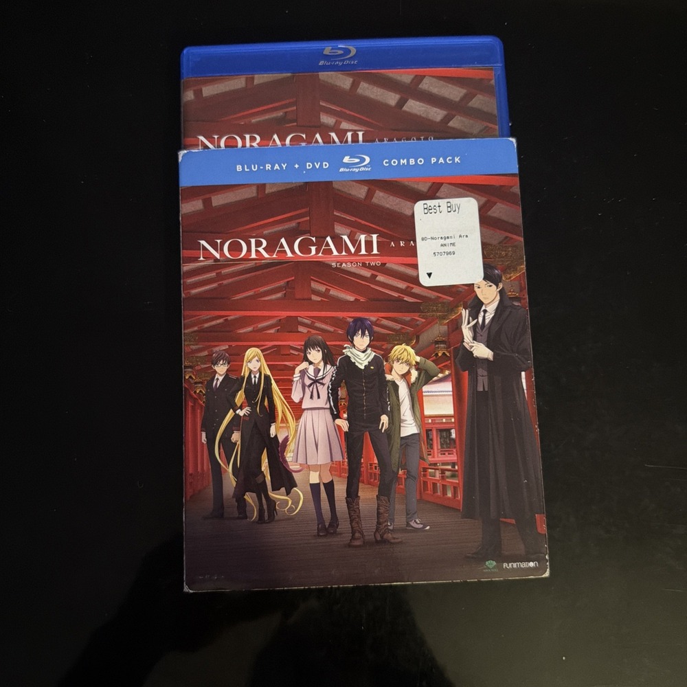 Noragami Aragoto: Season Two (Blu-ray DVD Combo) Scratch Free With Slip Cover